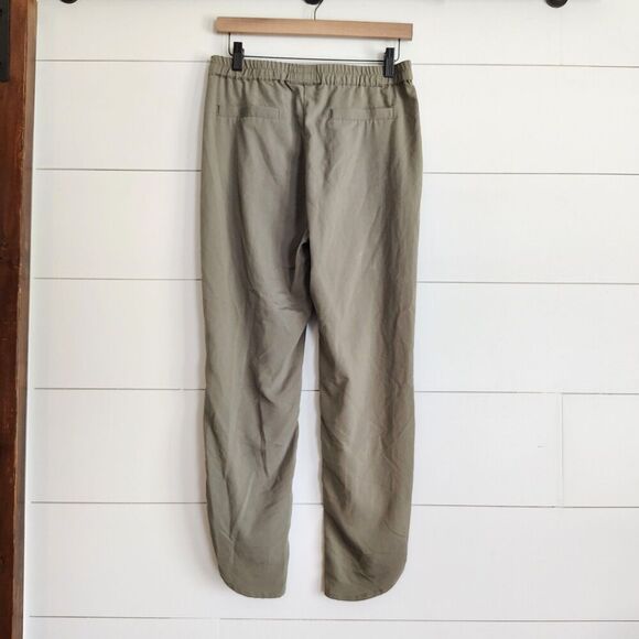 Marine Layer Small Women’s Allison Re-Spun Pant Olive Green Pull On Casual Comfy - Picture 2 of 8